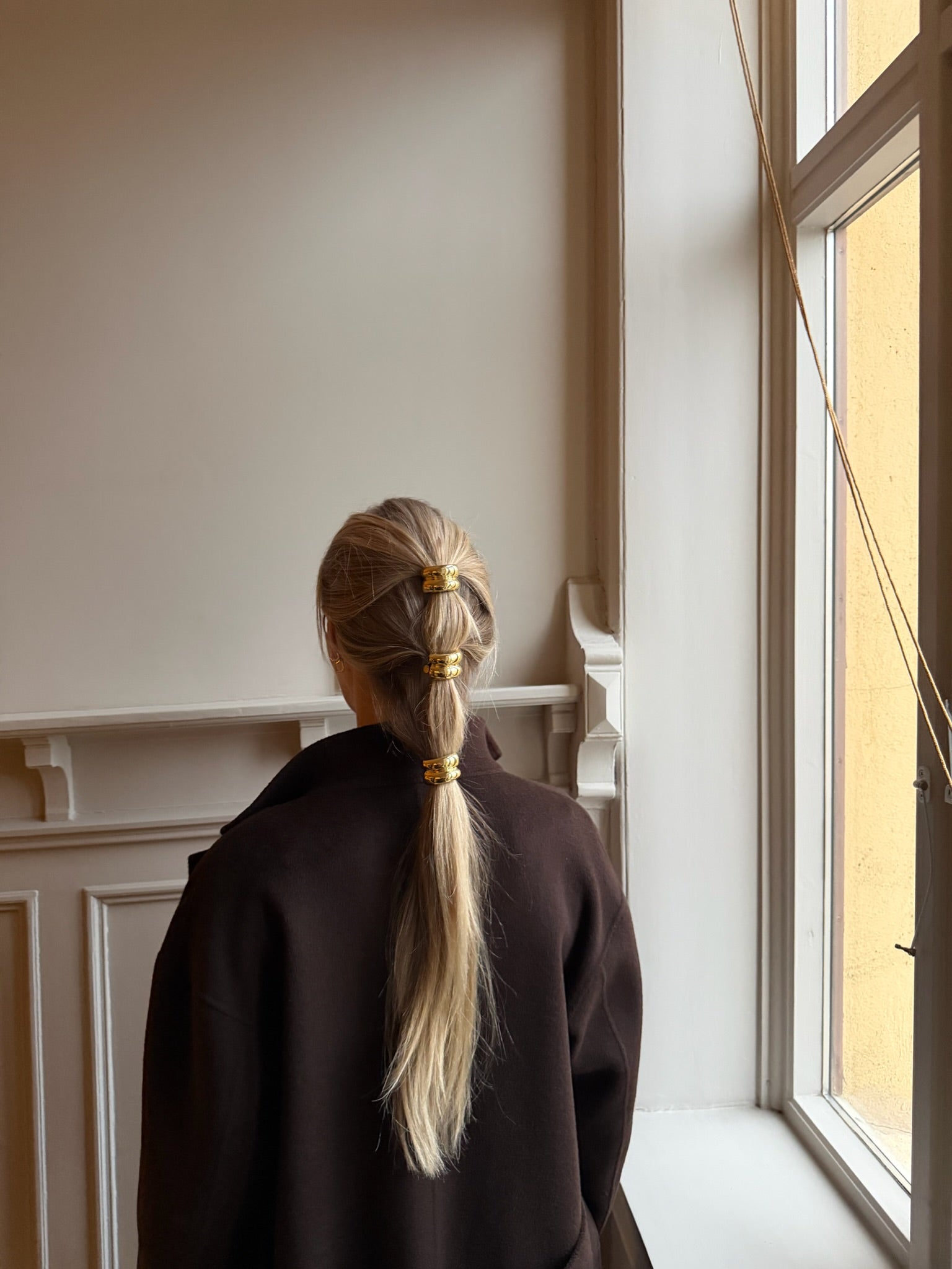 Bowed Hair Cuff Small