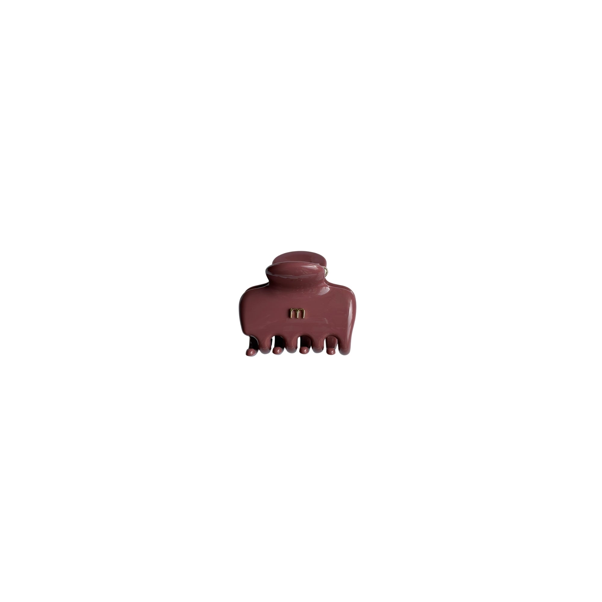 hair claw small wine