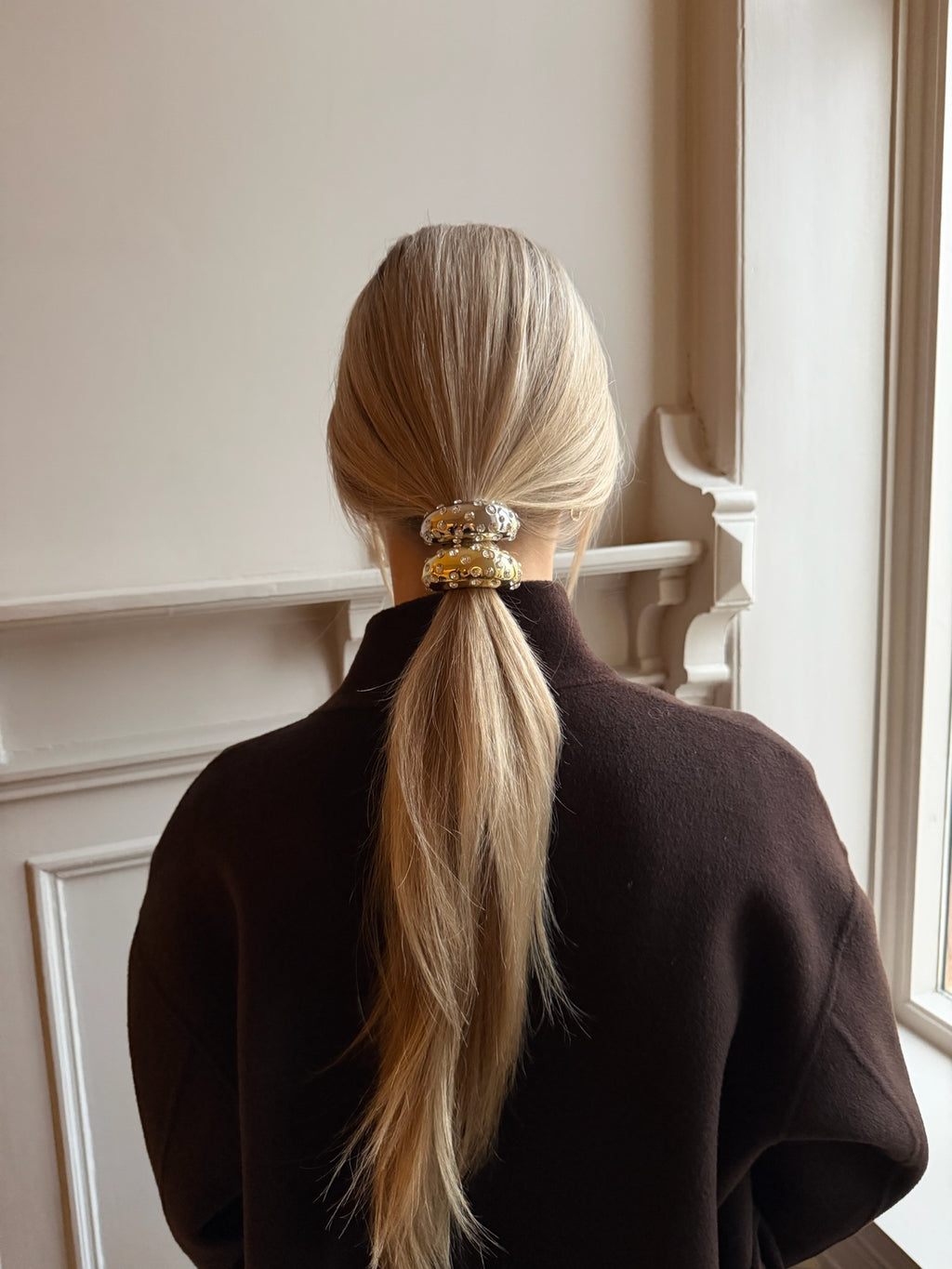 diamond hair cuff