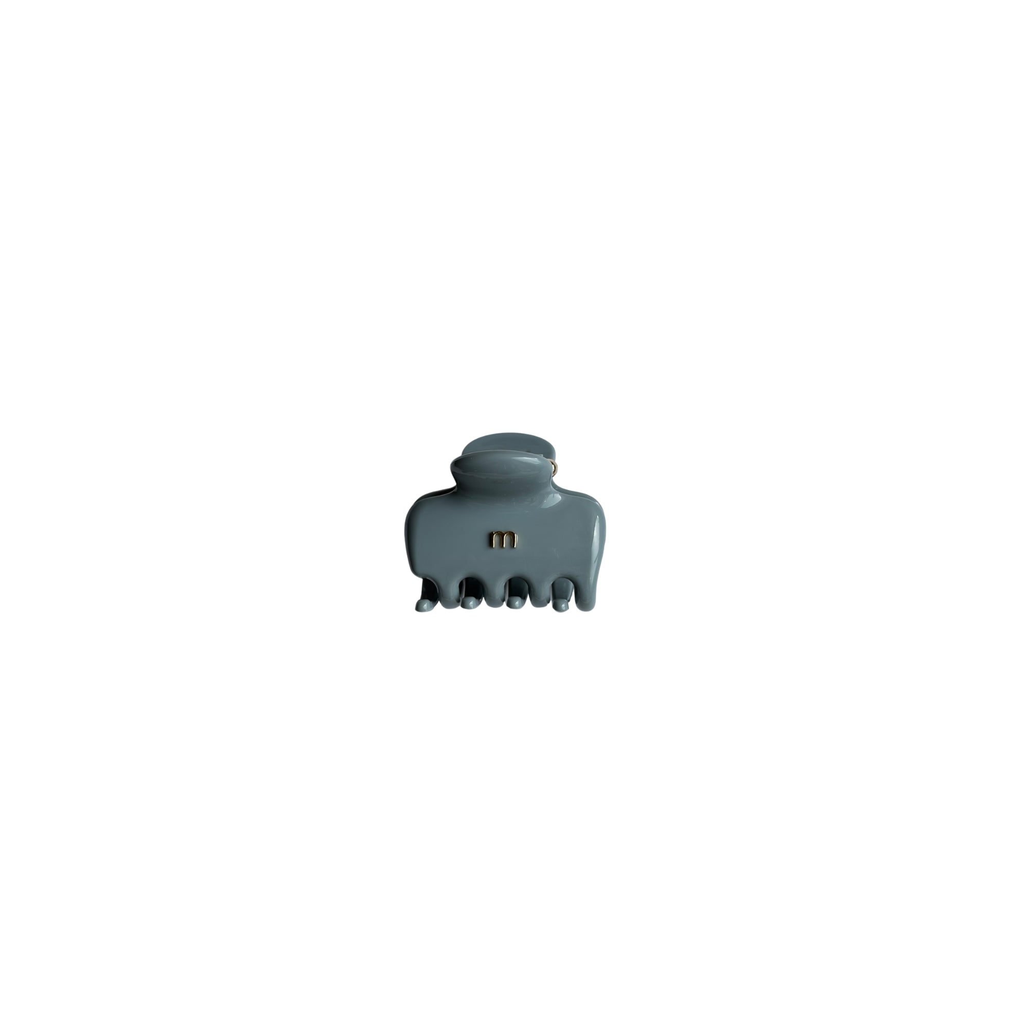 hair claw small blue