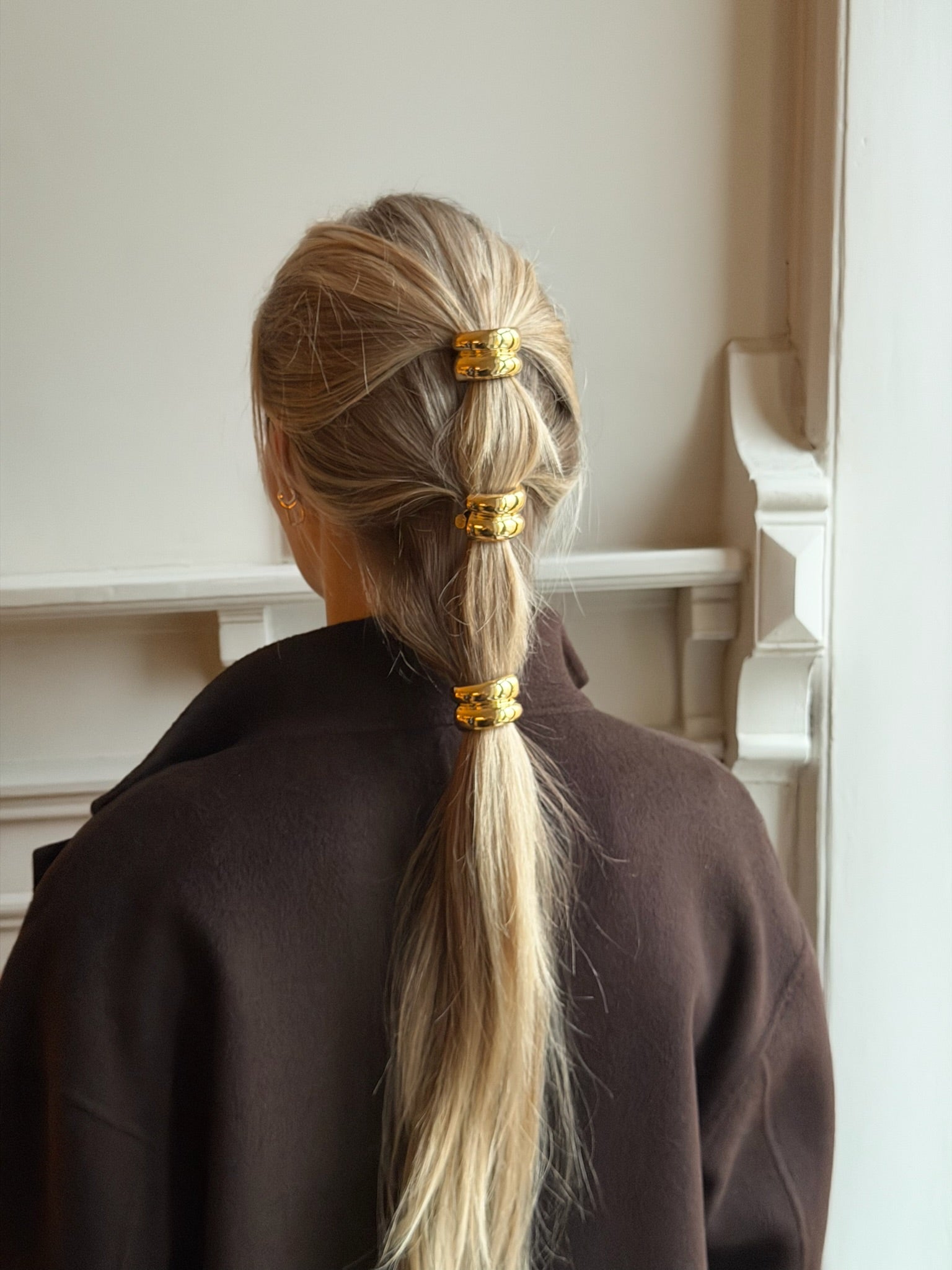 Bowed Hair Cuff Small