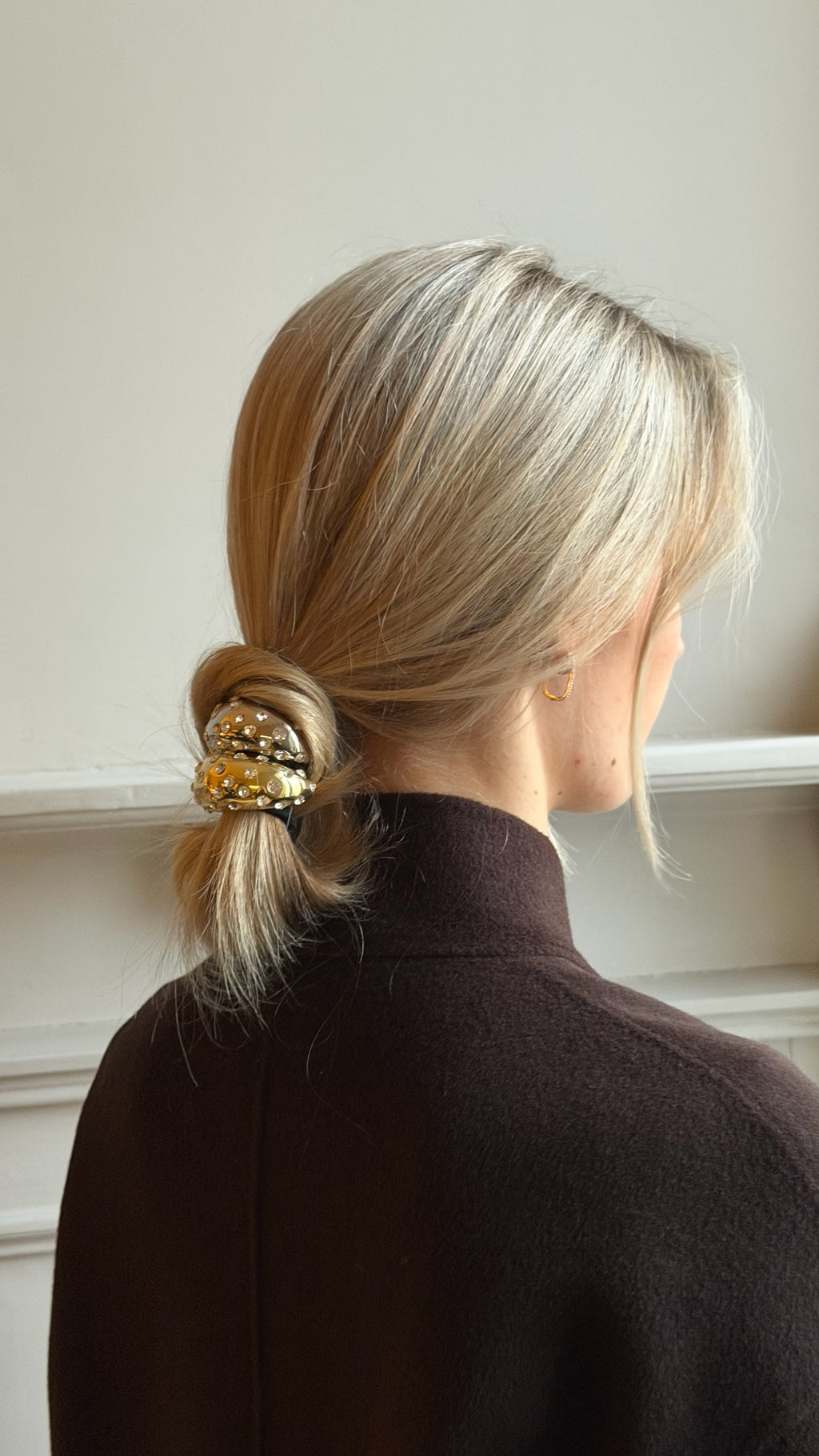 diamond hair cuff